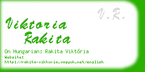 viktoria rakita business card